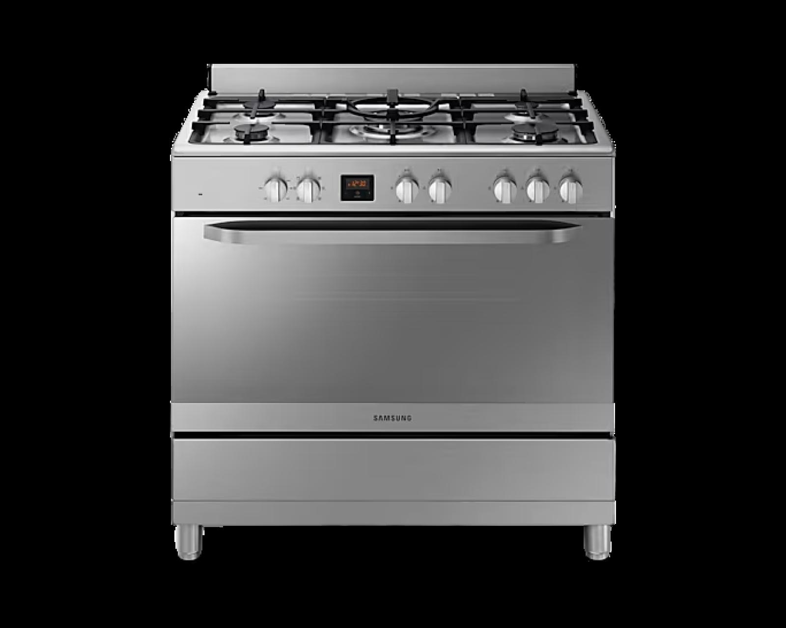 Samsung Stainless Steel Finish 5-platewith Triple Flame Wok PlateNY90T5010SS