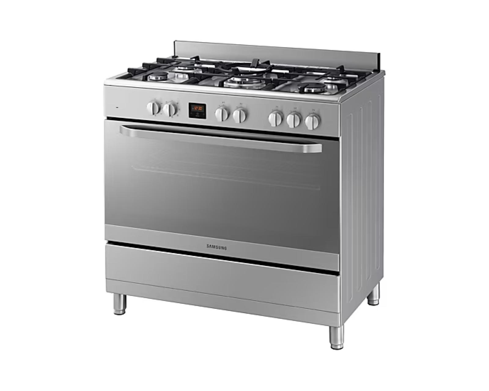 Samsung Stainless Steel Finish 5-platewith Triple Flame Wok PlateNY90T5010SS