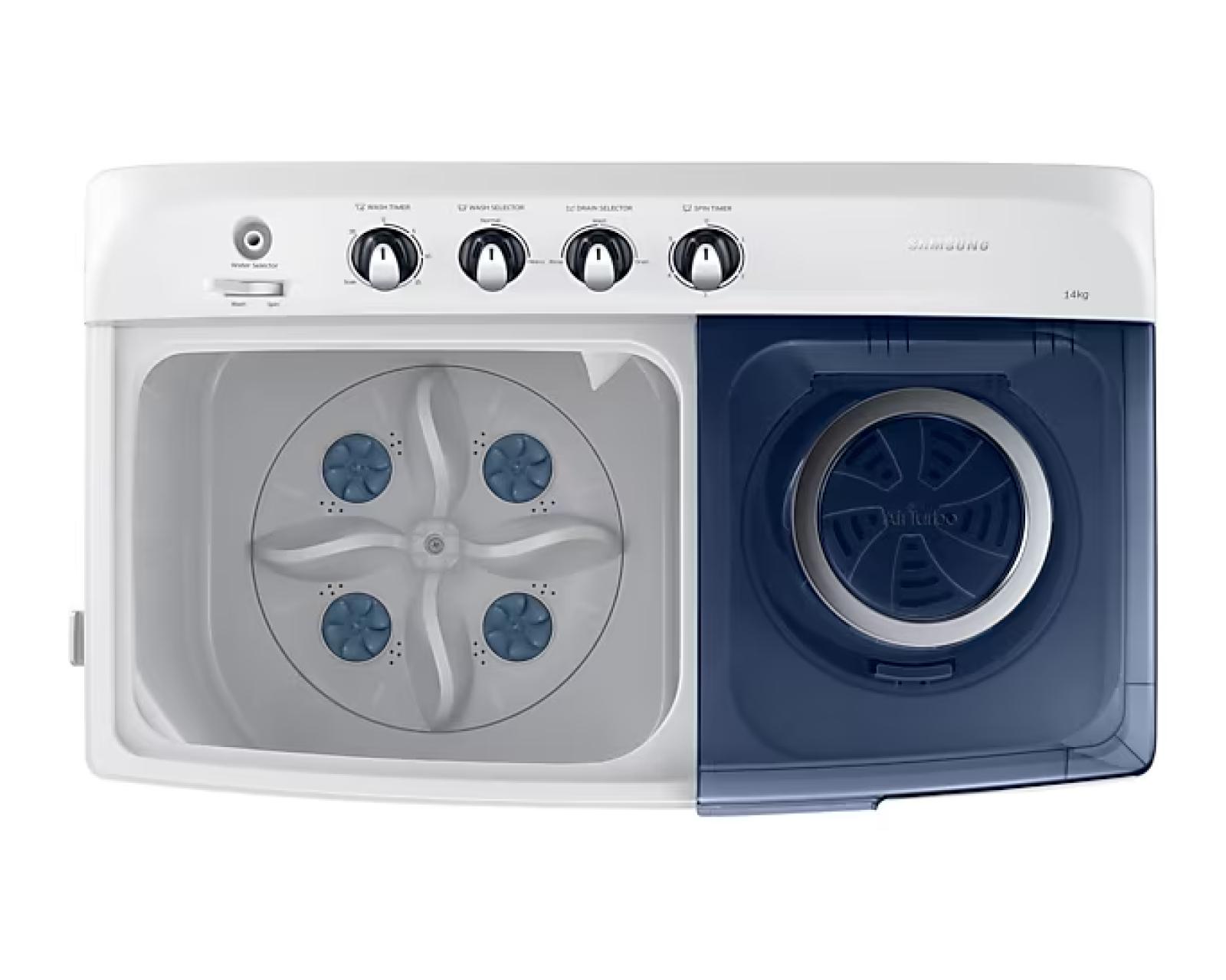 14kg Twin Tub Washing Machine With Air Turbo Spin-drying WT14J4200MB/FA