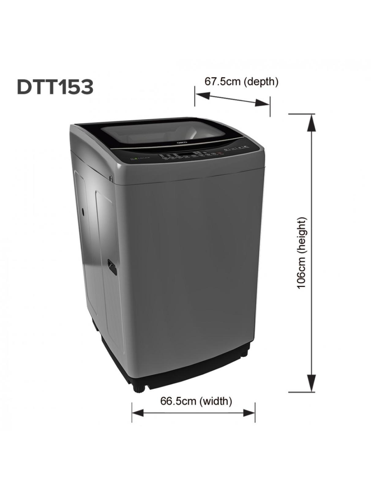 Defy 17kg Metallic Toploader Dtl153
