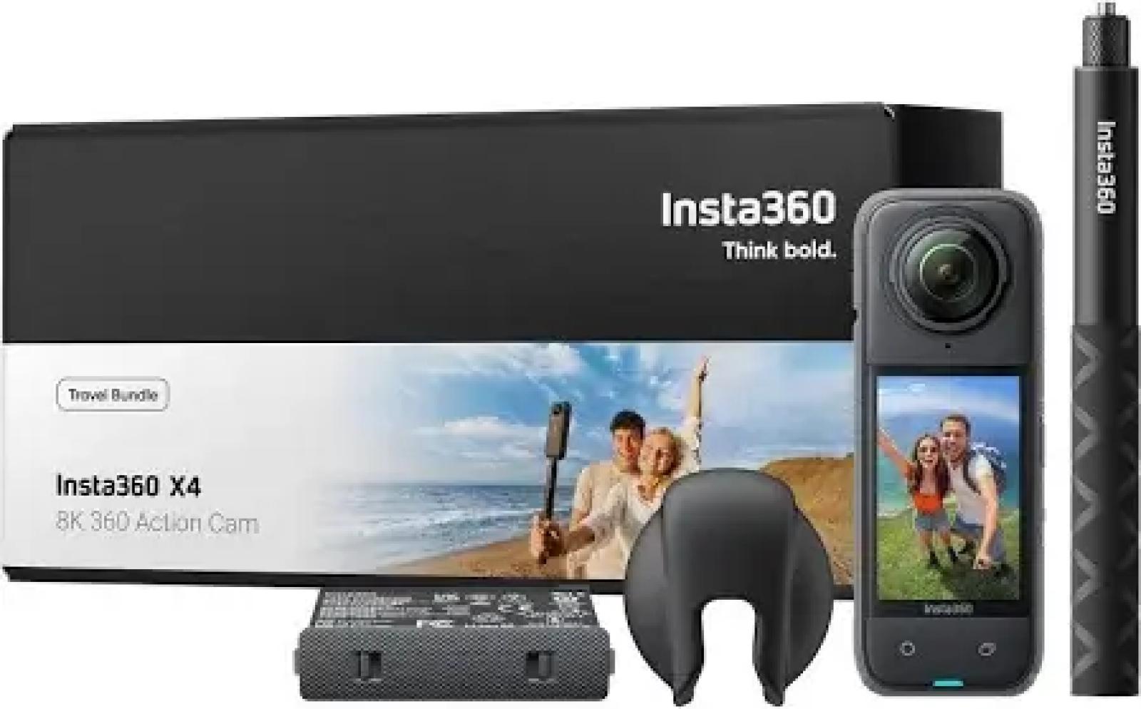 Insta360 X4 360° 8K Travel Bundle