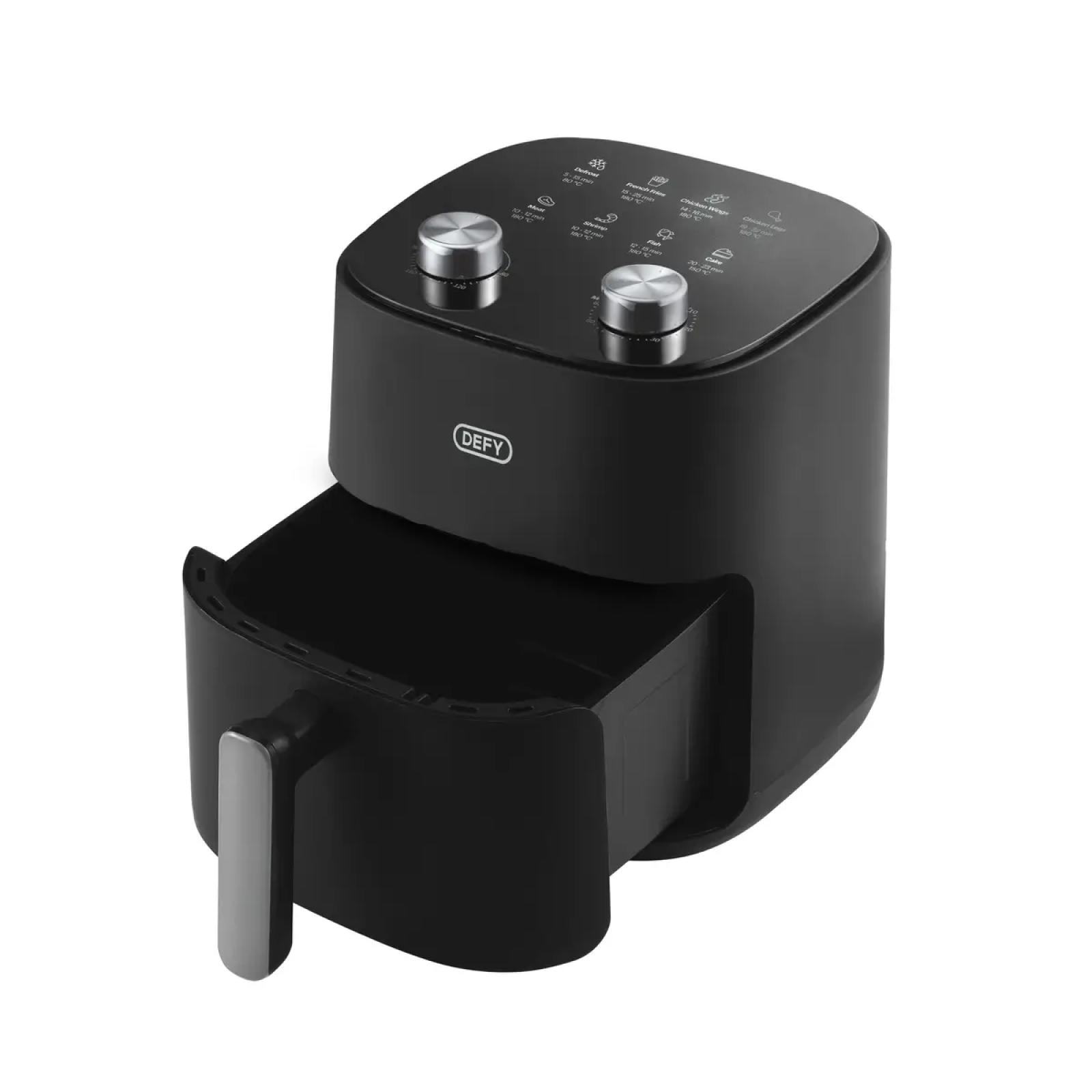 Defy DAF2347MBG 4.7L Air Fryer Black & Silver