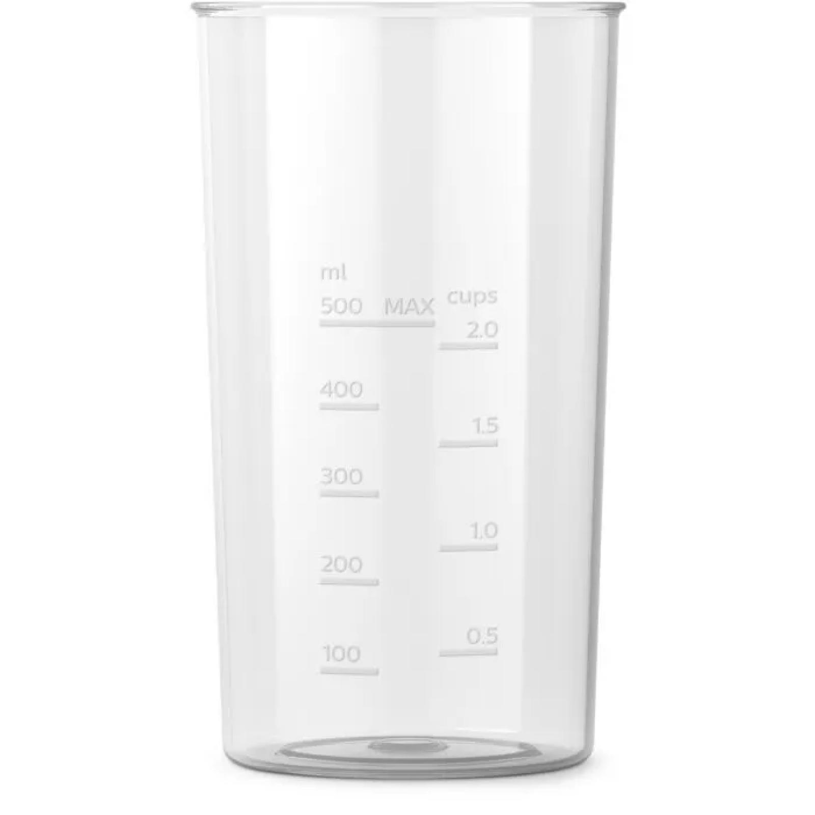 Philips ProMix Hand Blender 3000 Series - 400W, Anti-Splash, Beaker, Plastic, White - HR2520/00